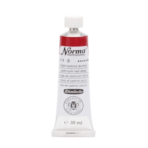 Norma oil paint 35 ml cadmium red dark (g.p. 1L= 391,42€)